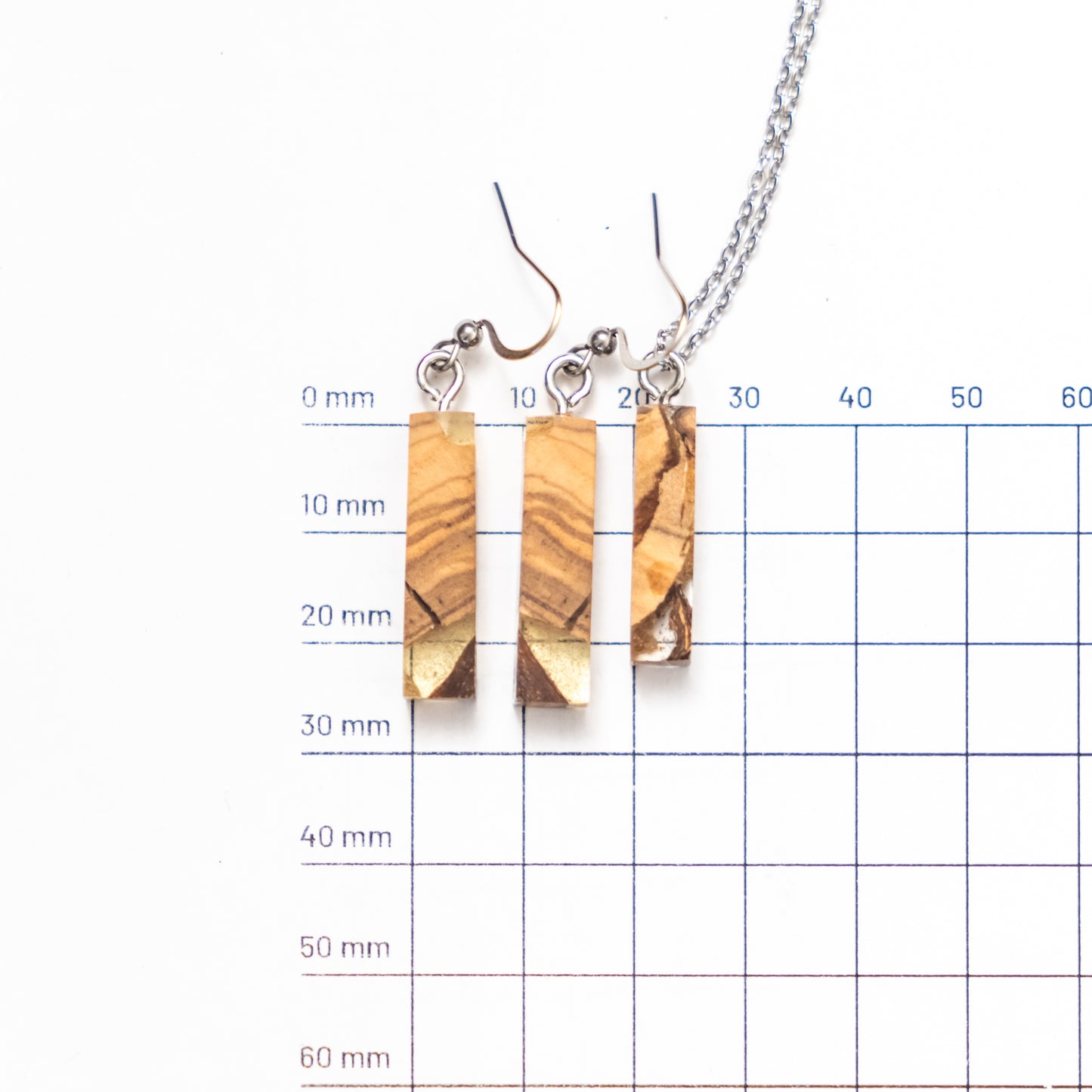 set naušnice & přívěsek