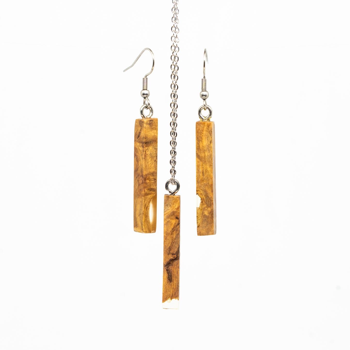 set naušnice & přívěsek