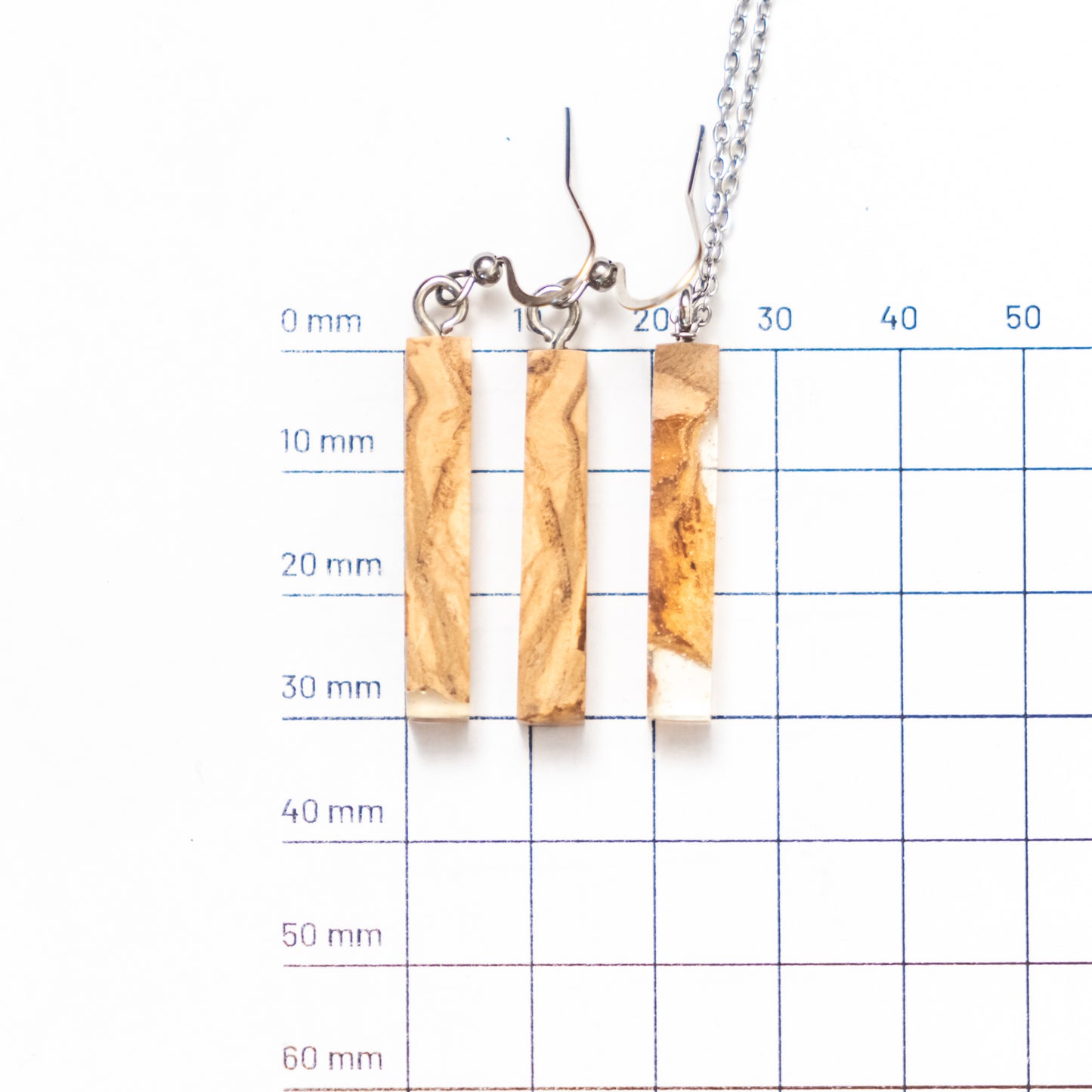 set naušnice & přívěsek